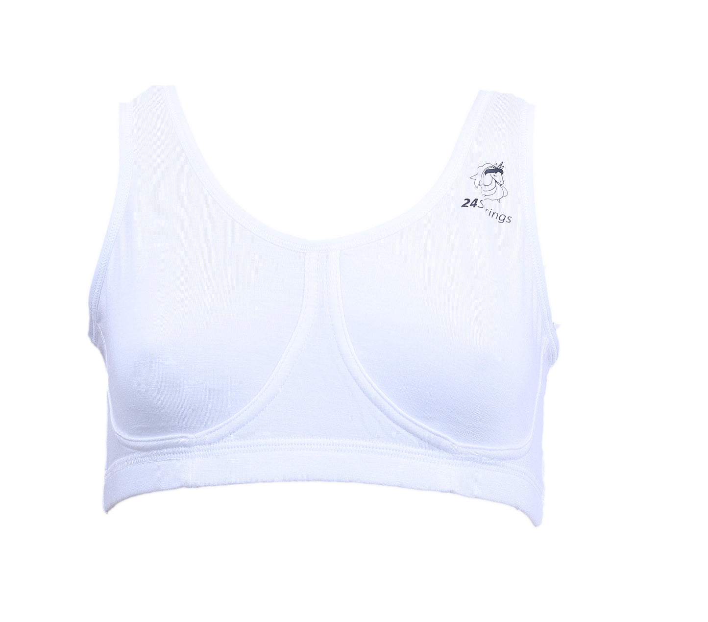 WHITE 2402 | Slip On Sleep Bra