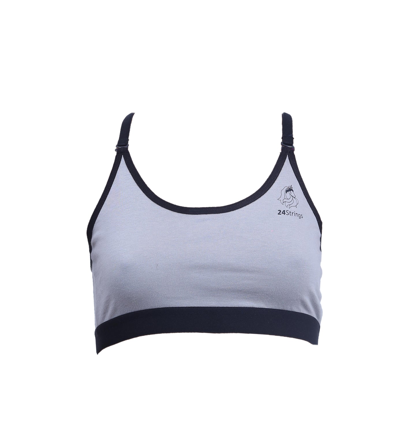 GREY 2406 | Non Padded Slip On Bra