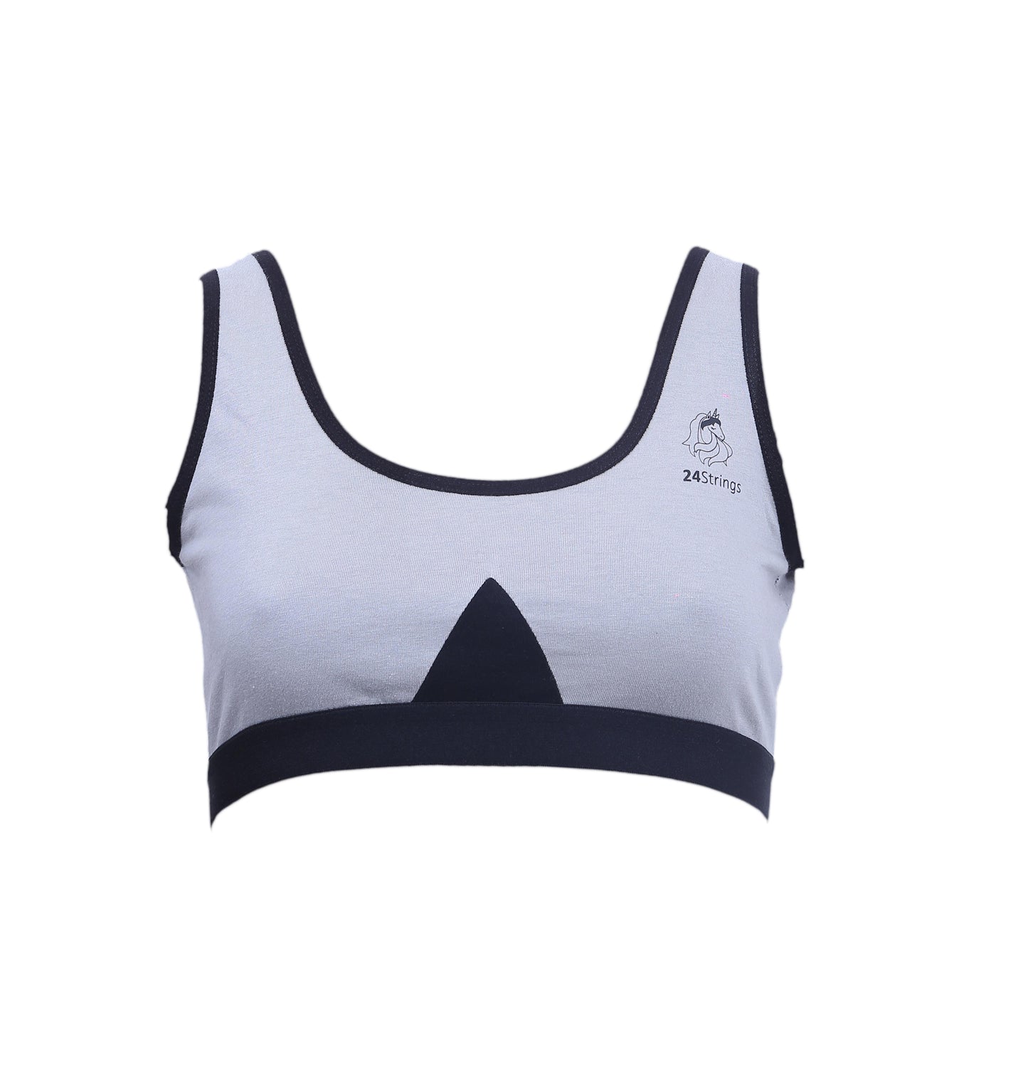 GREY 2408 | Sports Bra with Hook & Eye
