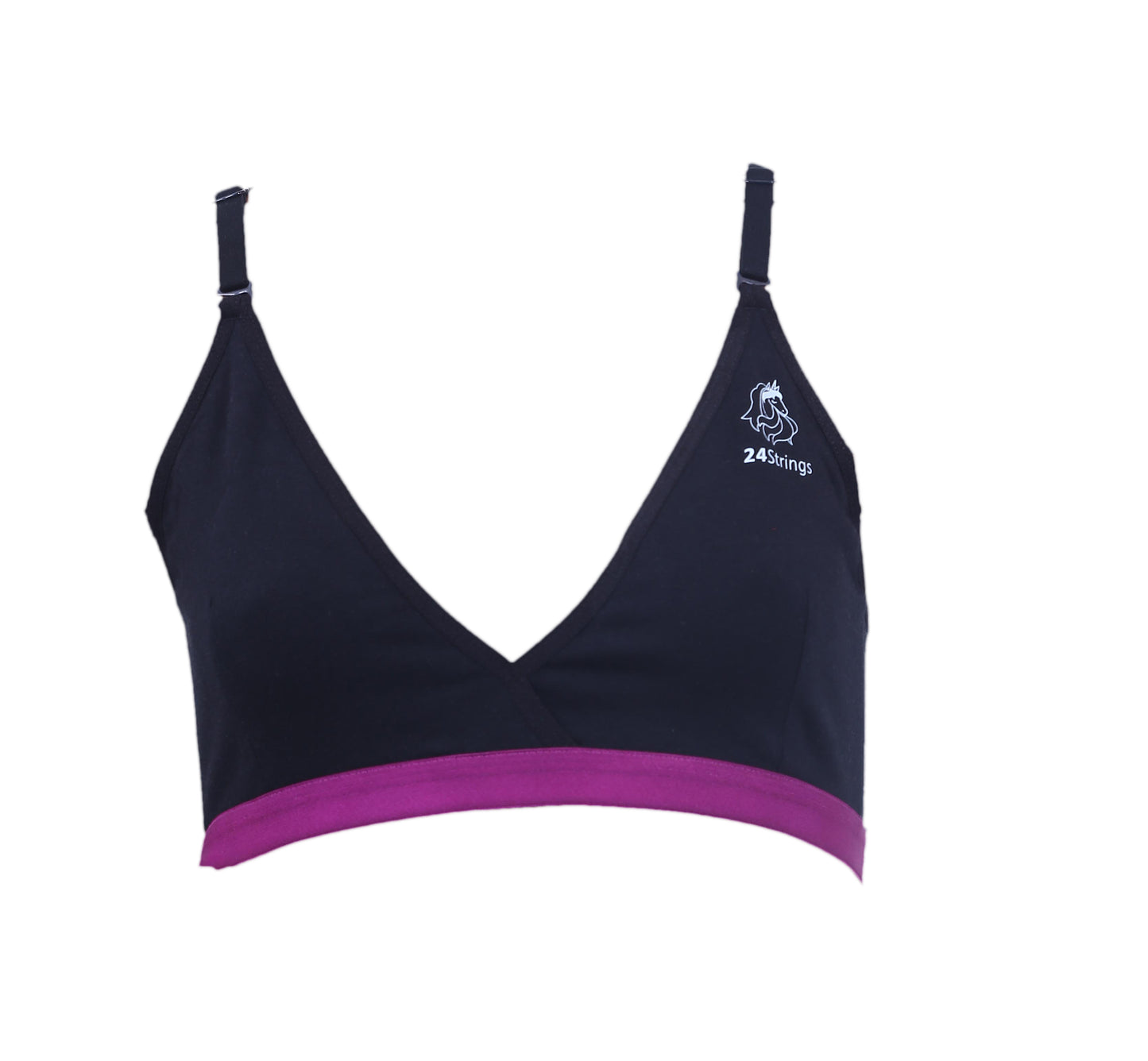 BLACK 2409 | Non Padded Slip On Bra