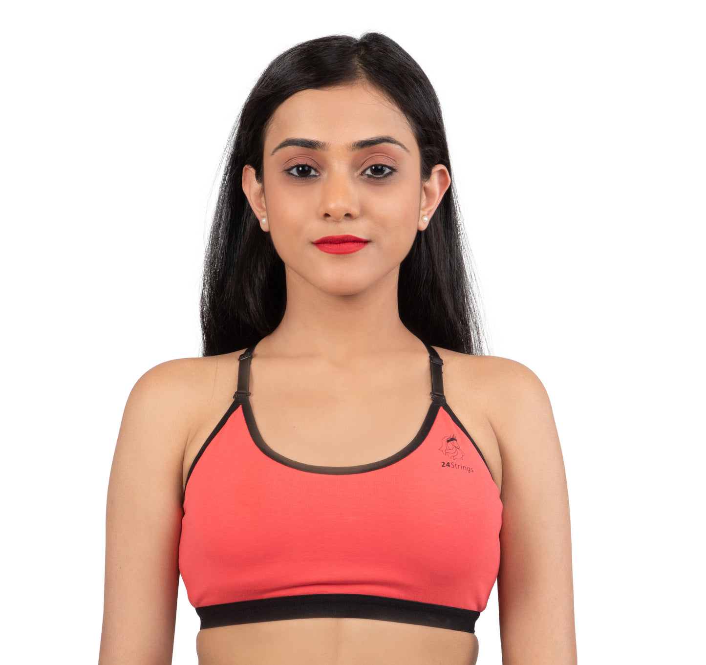 FLU ORANGE 2406 | Non Padded Slip On Bra
