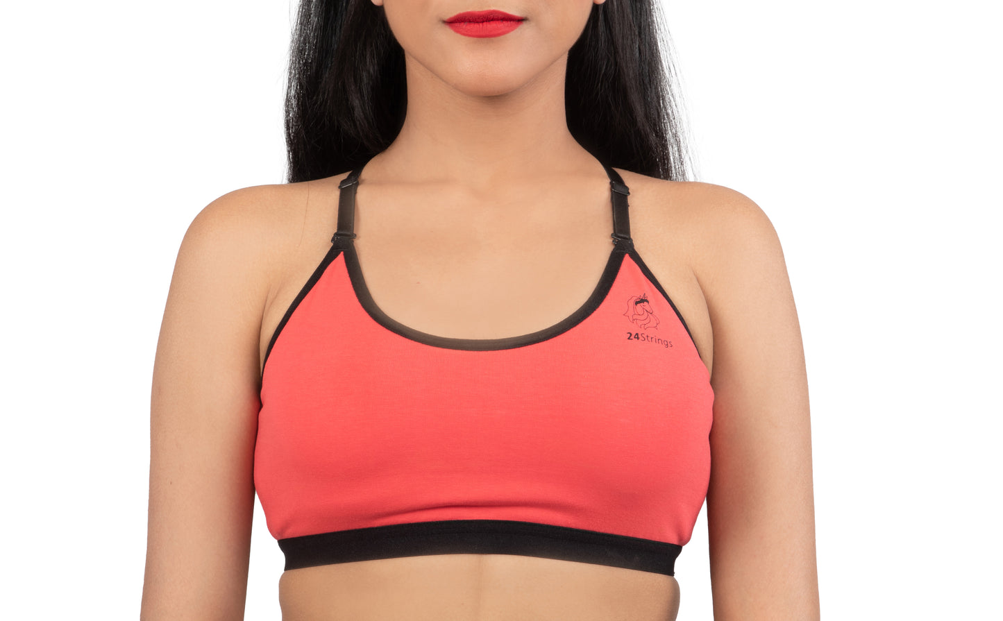 FLU ORANGE 2406 | Non Padded Slip On Bra