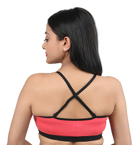 FLU ORANGE 2406 | Non Padded Slip On Bra