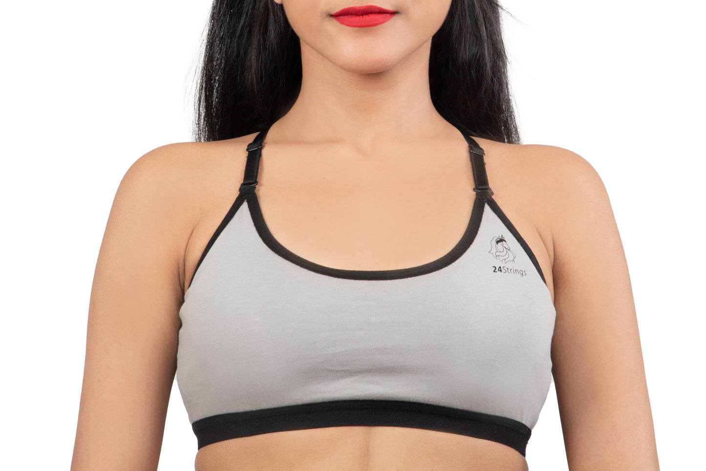 GREY 2406 | Non Padded Slip On Bra