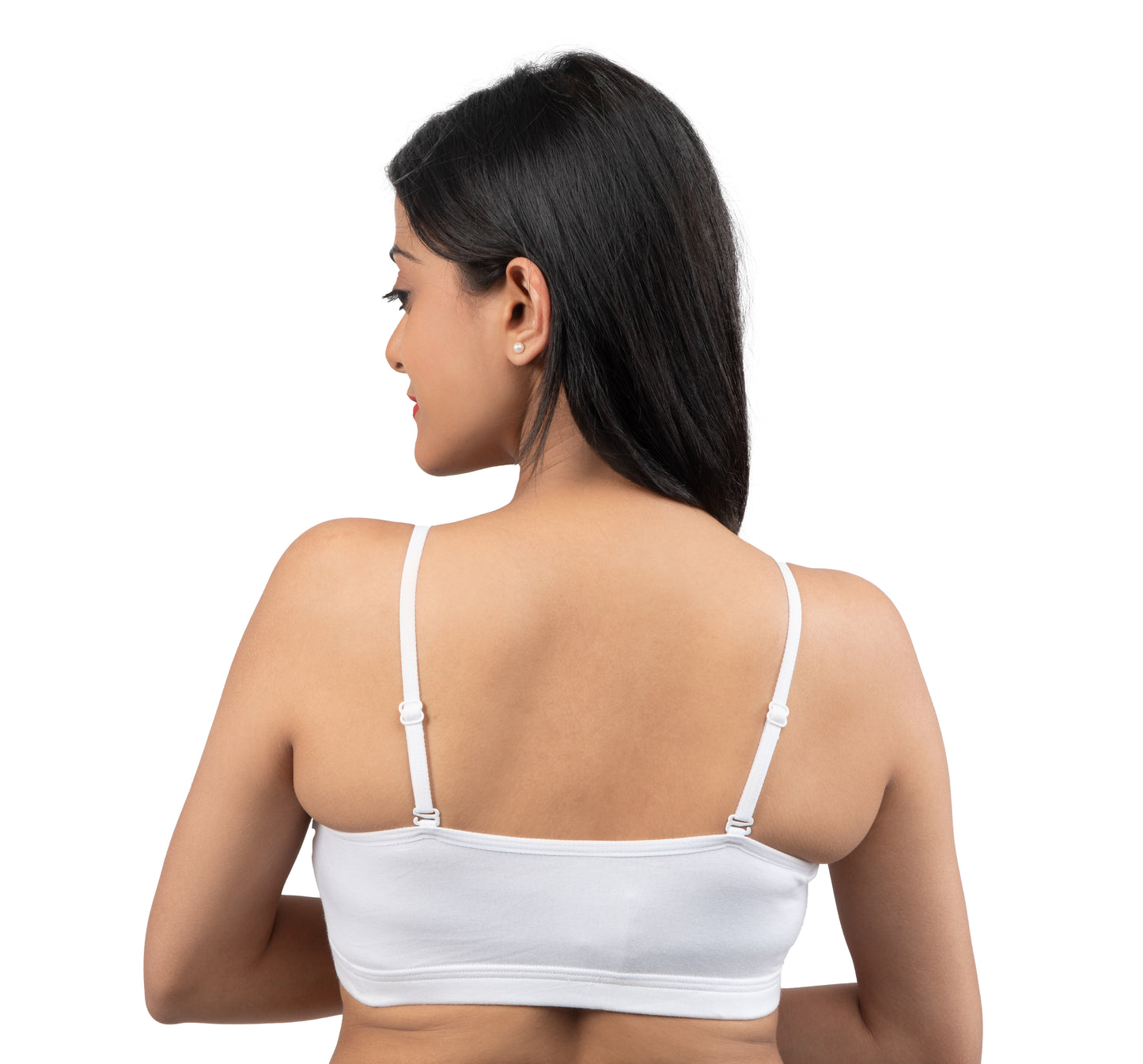 WHITE 2401 | Non Padded Slip On Bra