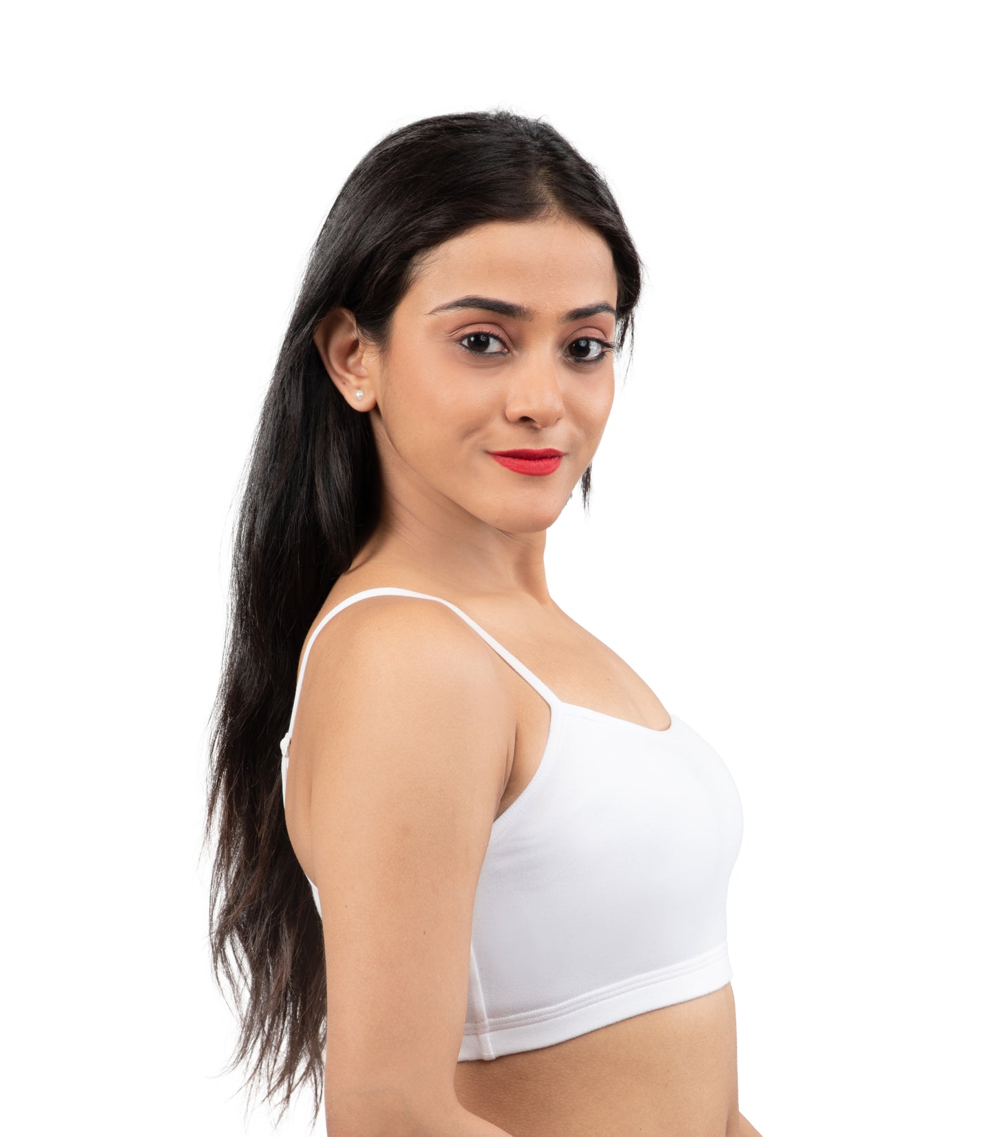 WHITE 2401 | Non Padded Slip On Bra