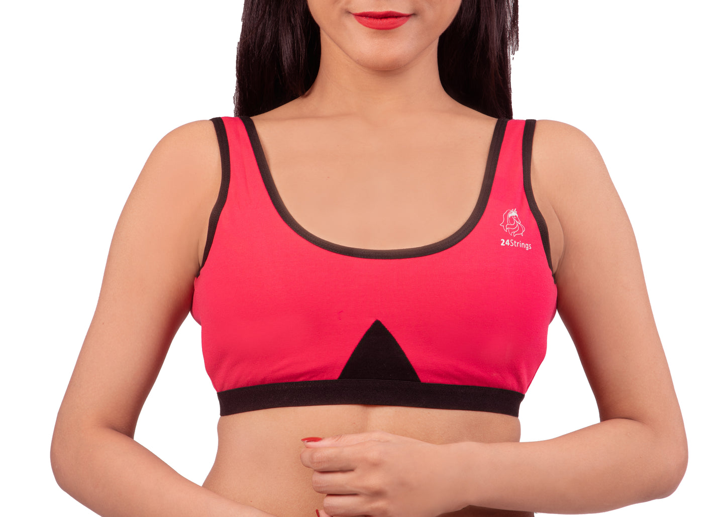 NEW PINK 2408 | Sports Bra with Hook & Eye