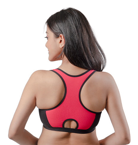 NEW PINK 2407 | Slip On Sports Bra