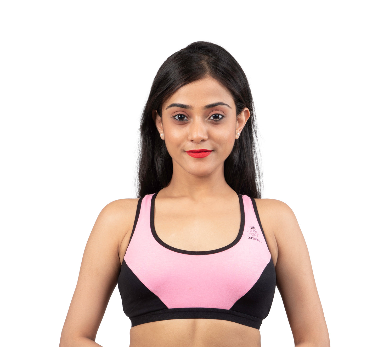 PRISM PINK 2407 | Slip On Sports Bra
