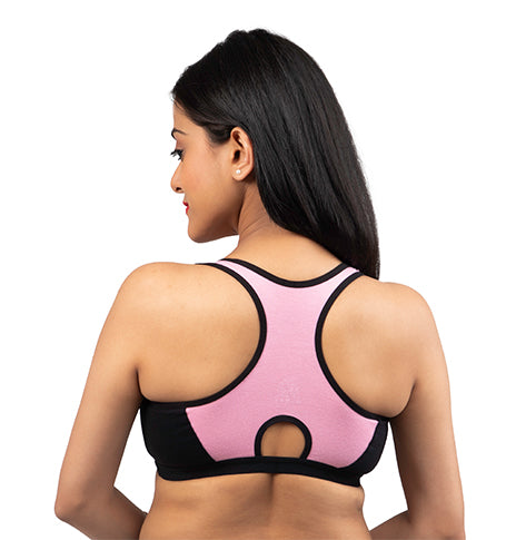 PRISM PINK 2407 | Slip On Sports Bra