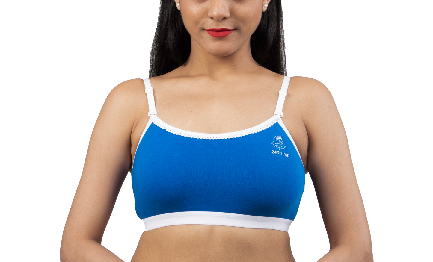 BRIGHT BLUE 2405 | Non Padded Slip On Bra