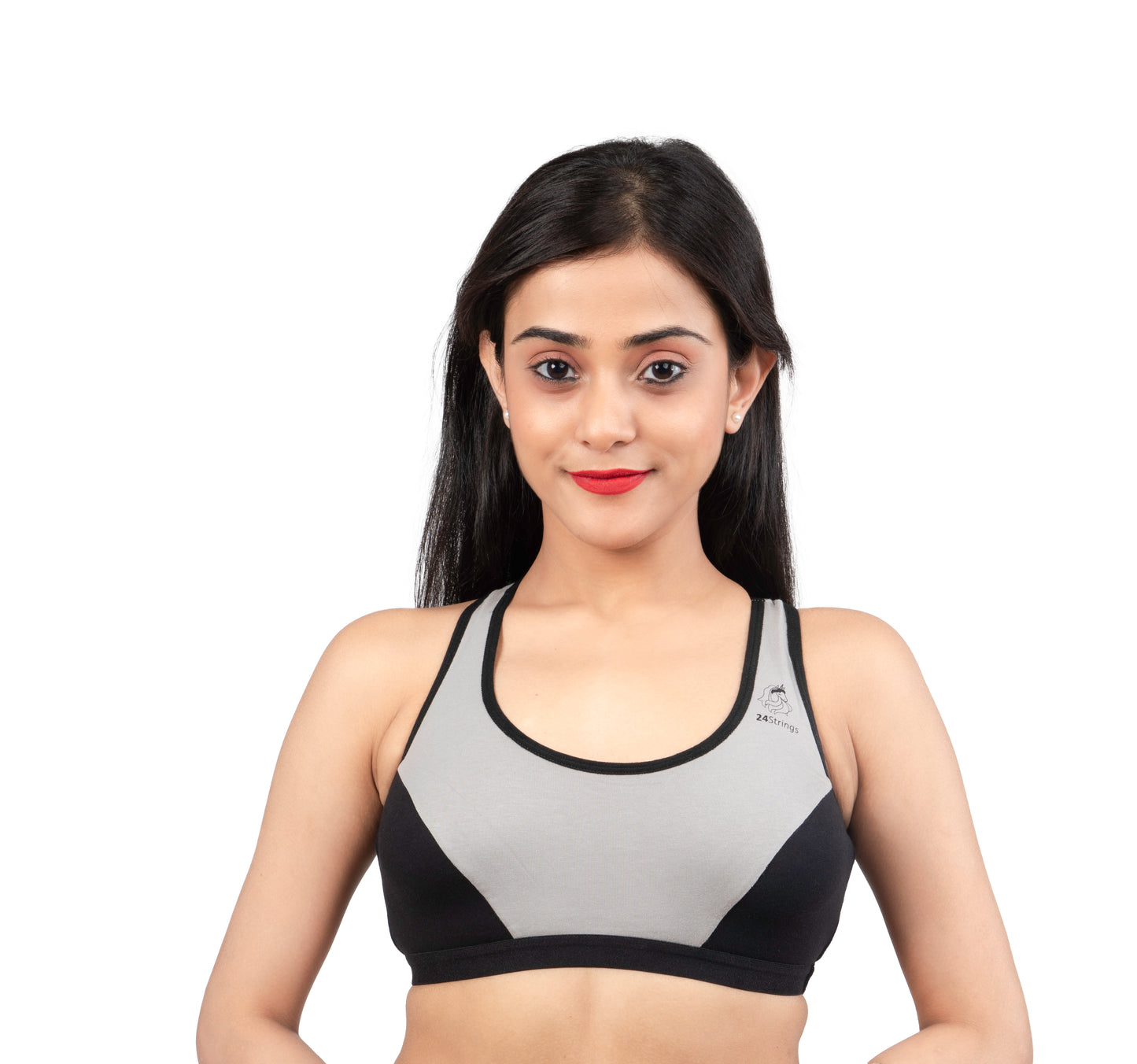 GREY 2407 | Slip On Sports Bra