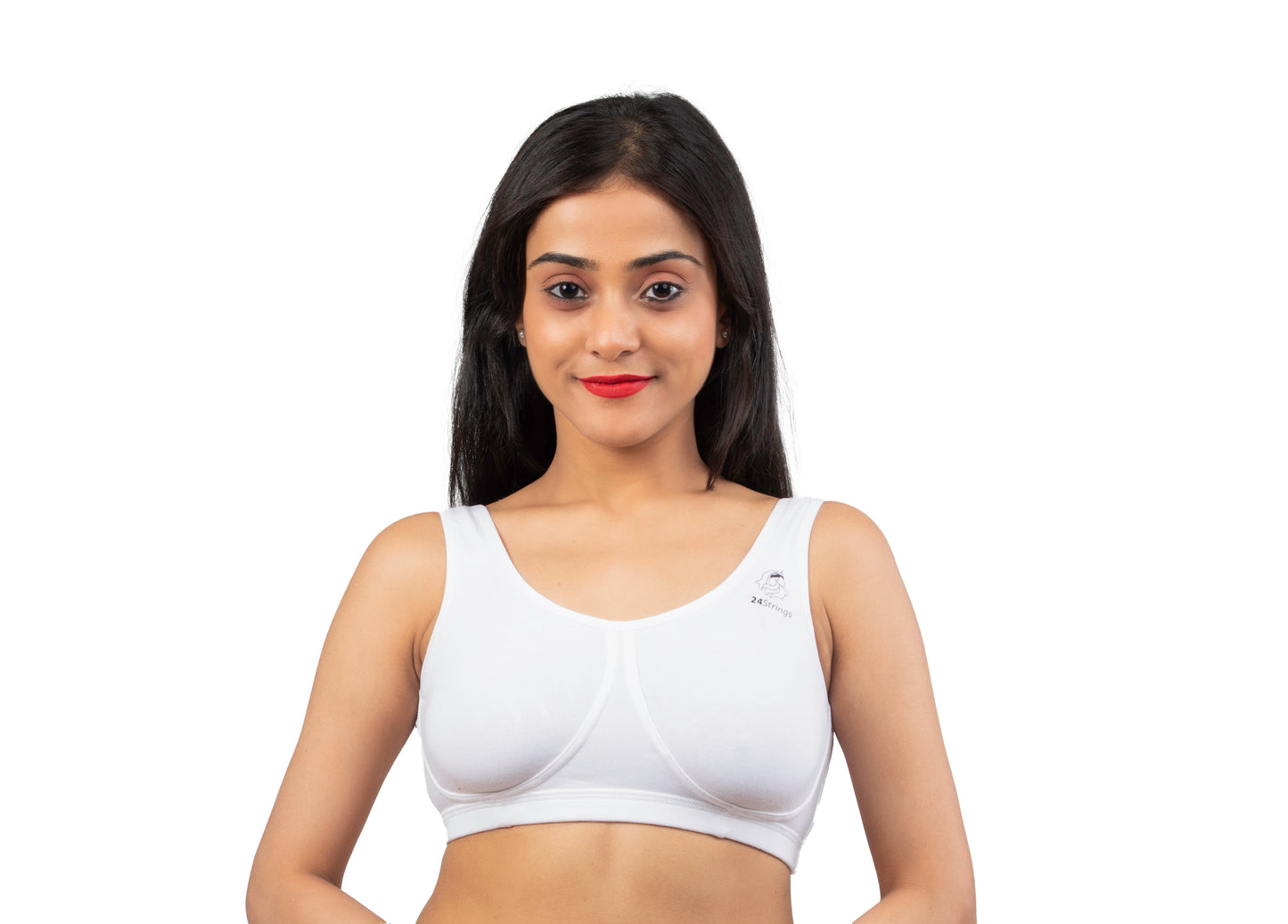 WHITE 2402 | Slip On Sleep Bra