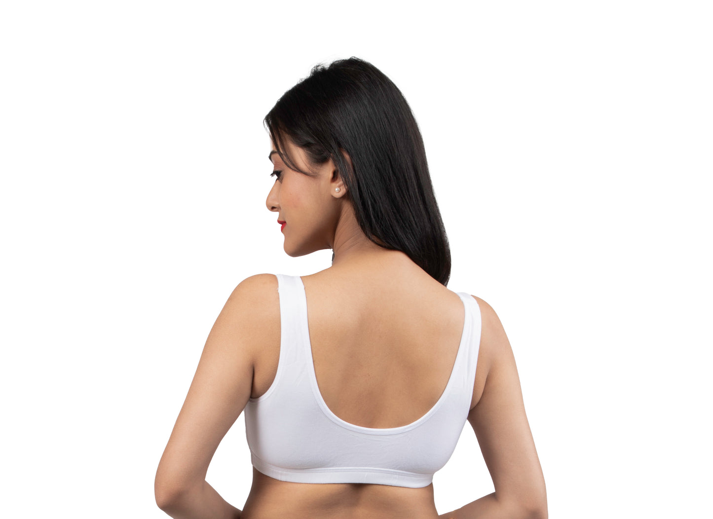 WHITE 2402 | Slip On Sleep Bra