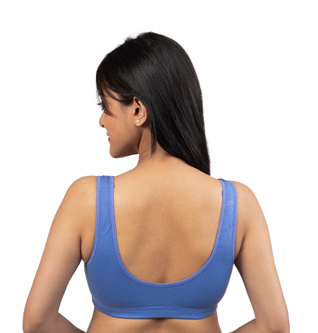 ICELAND BLUE 2402 | Slip On Sleep Bra