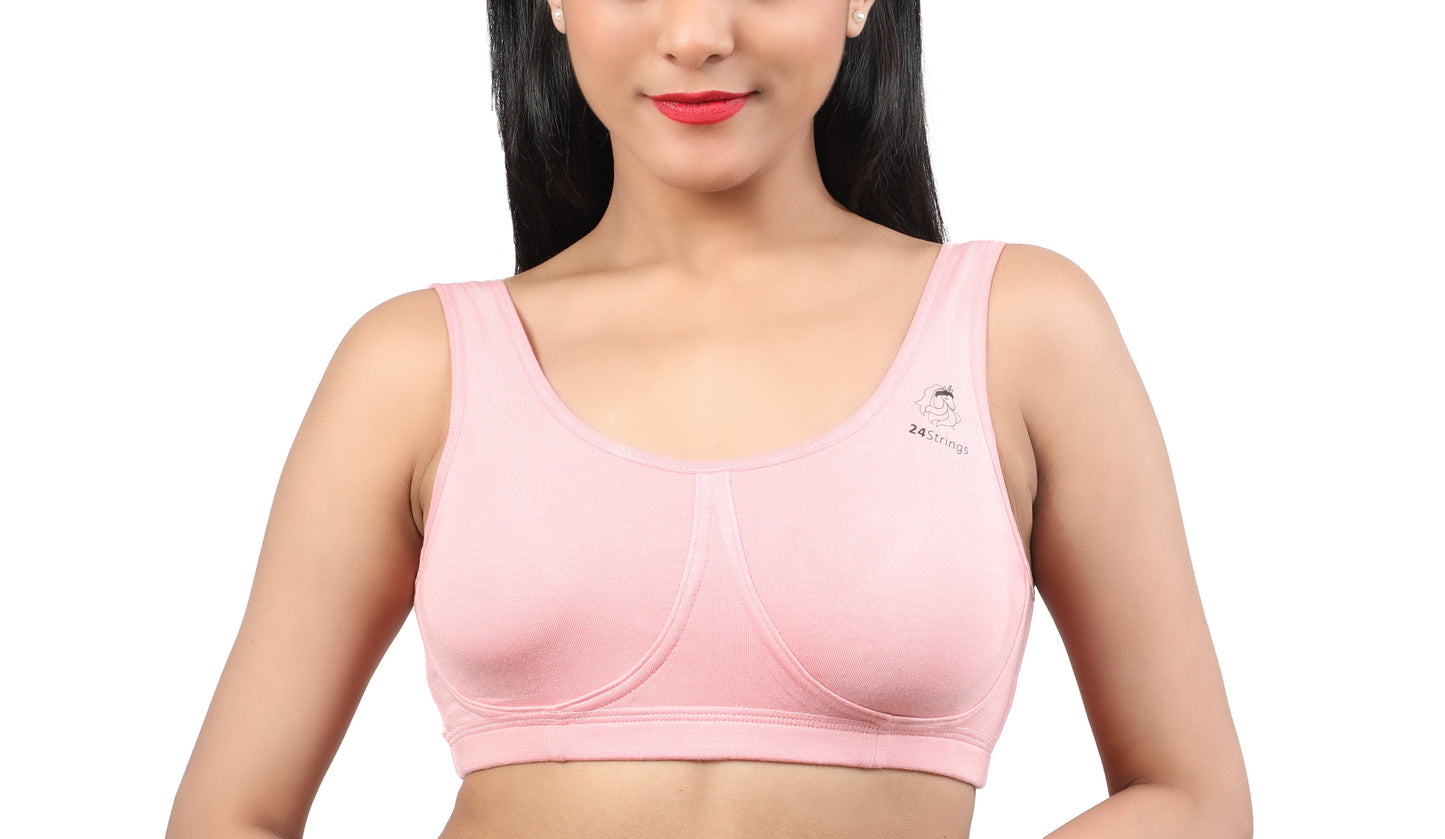 BABY PINK 2402 | Slip On Sleep Bra