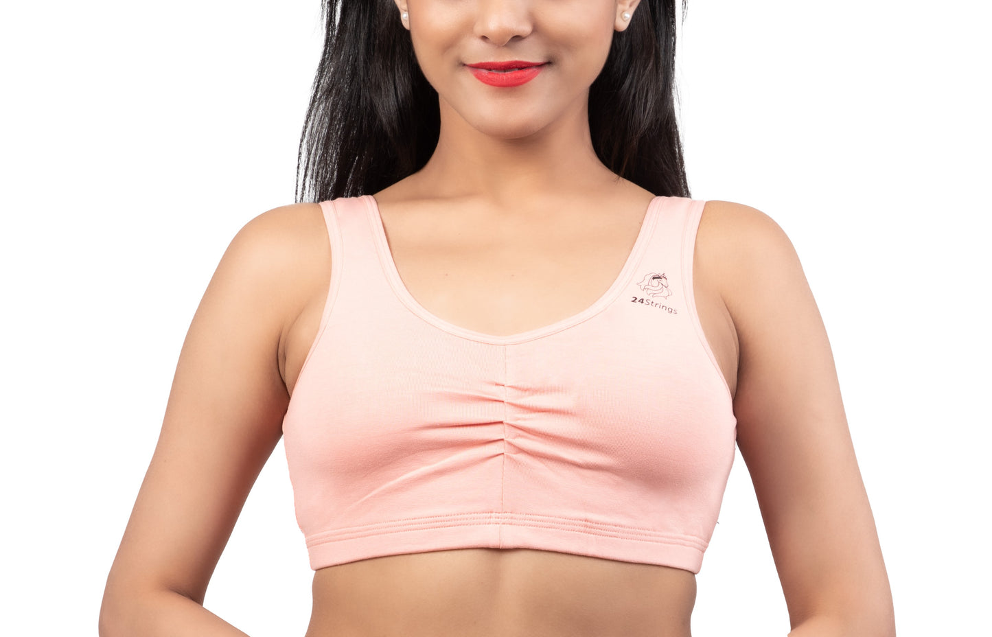QUARTZ PINK 2400 | Non Padded Slip On Bra