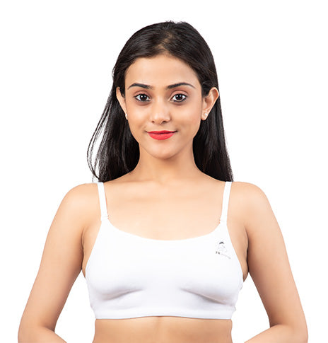 WHITE 2404 | Bra with hook & eye