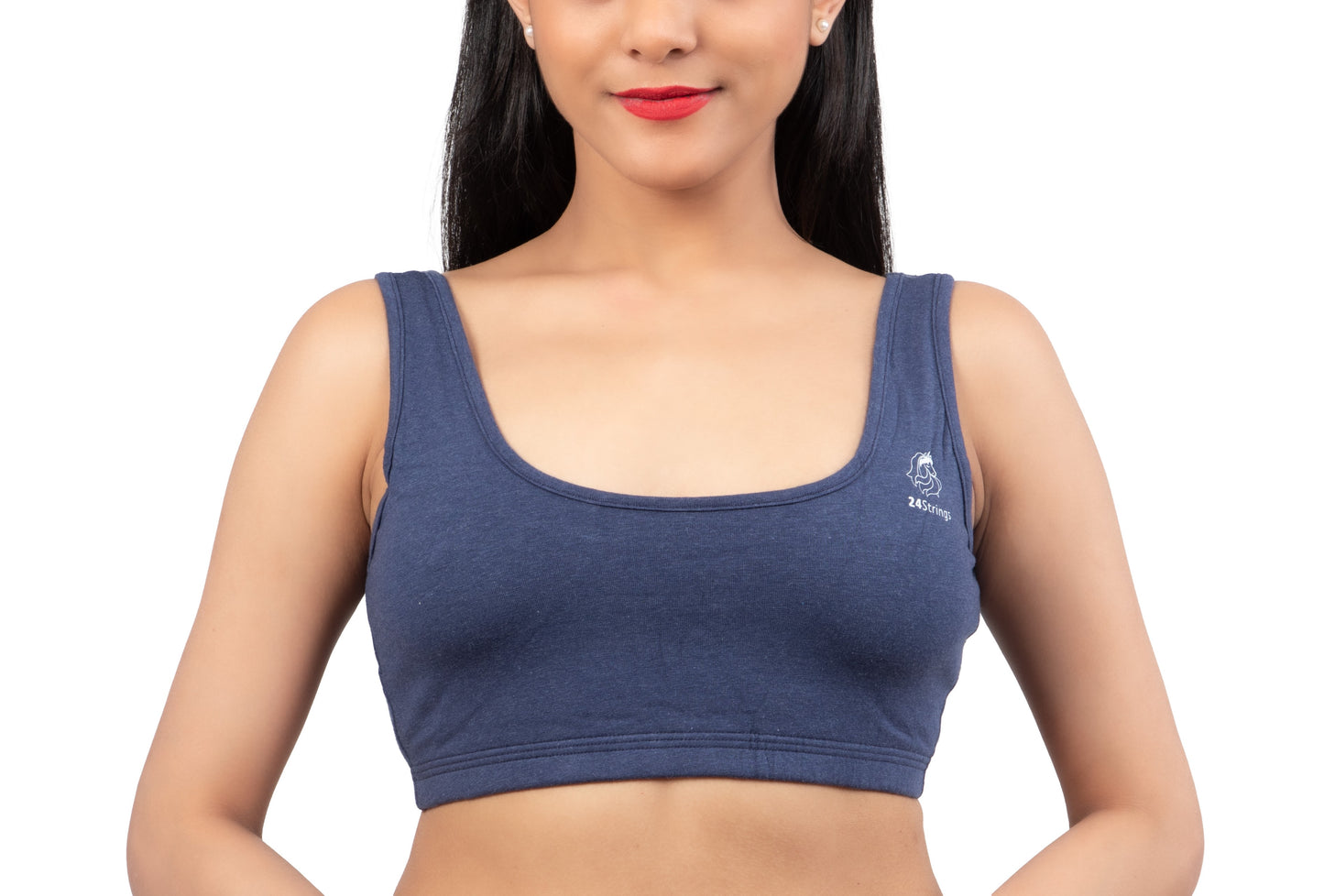 DENIM BLUE 2403 | Non Padded Slip On Bra