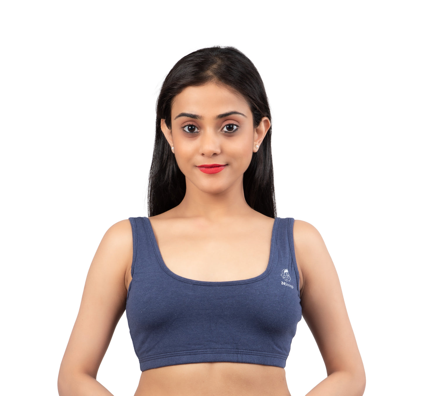 DENIM BLUE 2403 | Non Padded Slip On Bra
