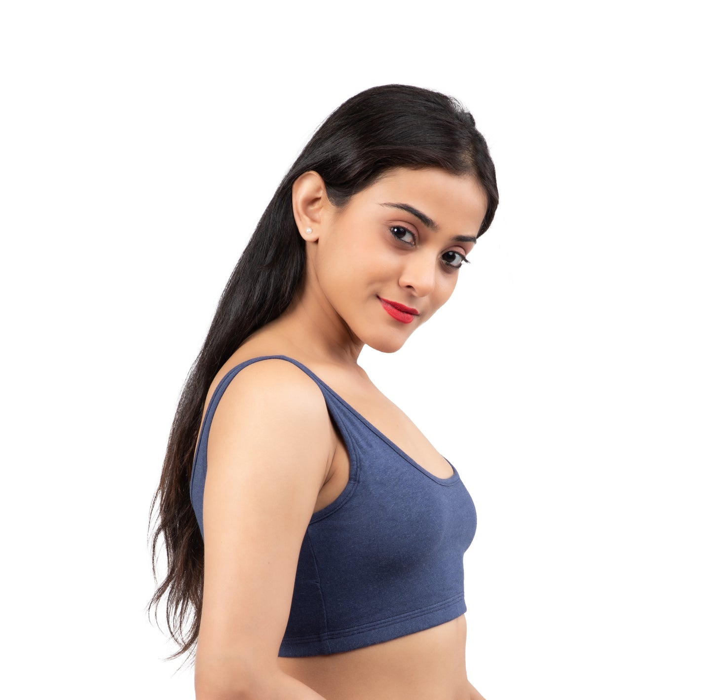 DENIM BLUE 2403 | Non Padded Slip On Bra