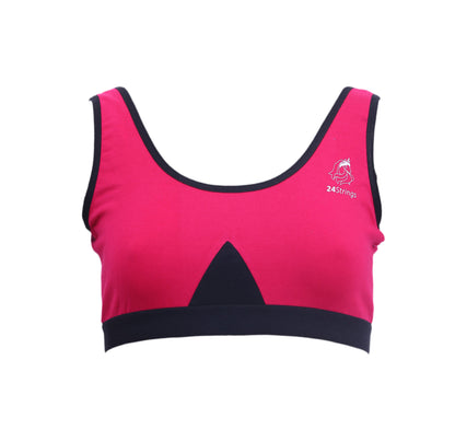NEW PINK 2408 | Sports Bra with Hook & Eye