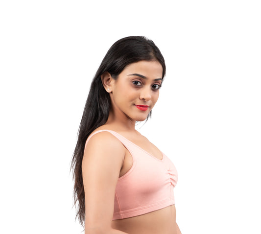 QUARTZ PINK 2400 | Non Padded Slip On Bra